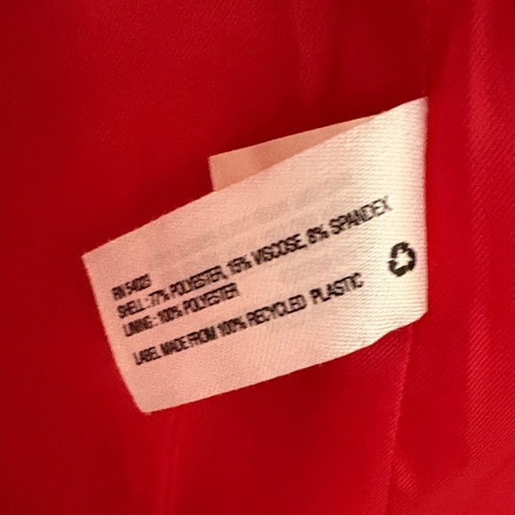 GAP Academy Red Blazer with White Piping Size 8 Medium - Picture 3 of 4